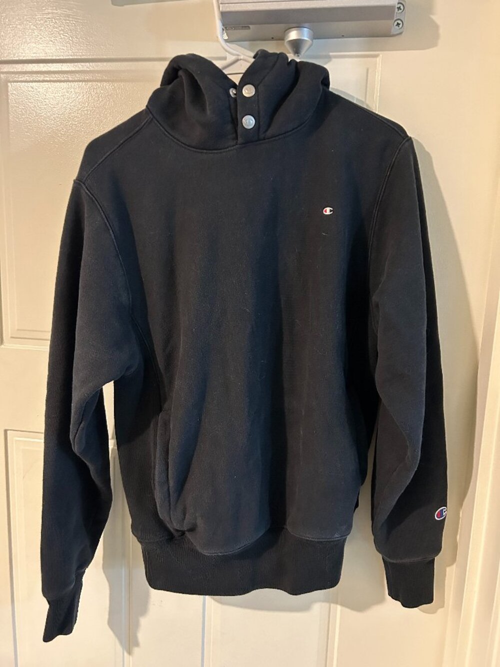 Champion Black Reverse Weave Hoodie